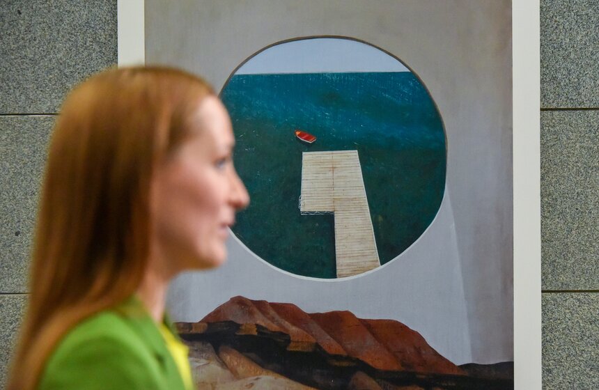 Выставка современного искусства открылась в метро Москвы 11 фото