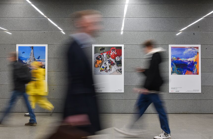 Выставка современного искусства открылась в метро Москвы 3 фото