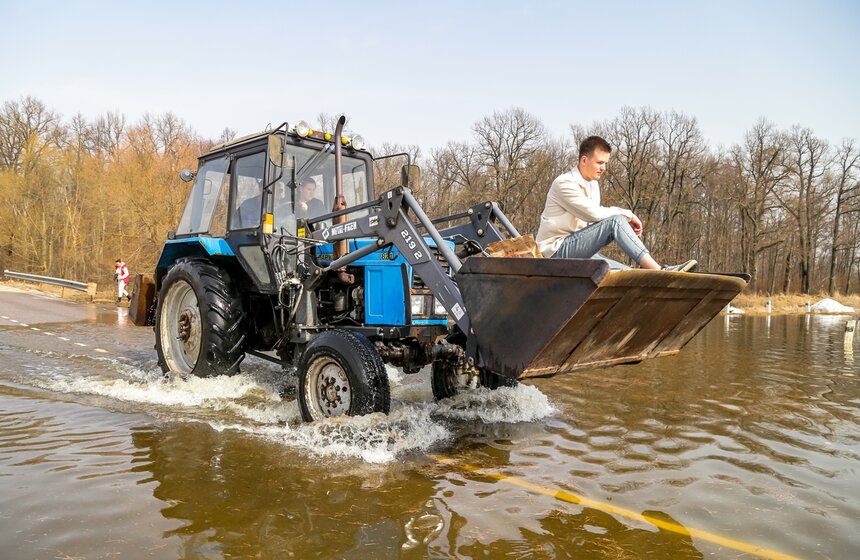 Жители Подмосковья столкнулись с экстремальным половодьем 5 фото