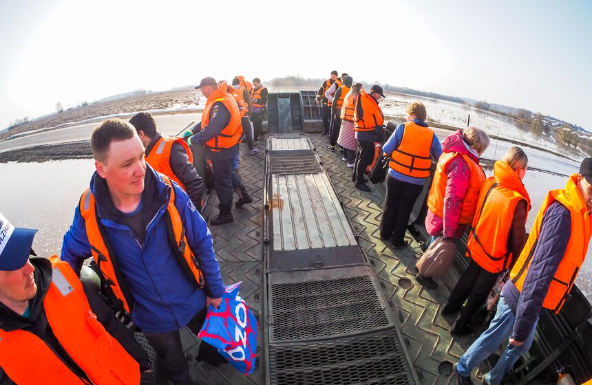 Жители Подмосковья столкнулись с экстремальным половодьем 10 фото