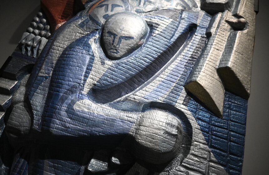 В столице открылась выставка "Искусство в масштабе. Монументальная живопись Москвы" 9 фото