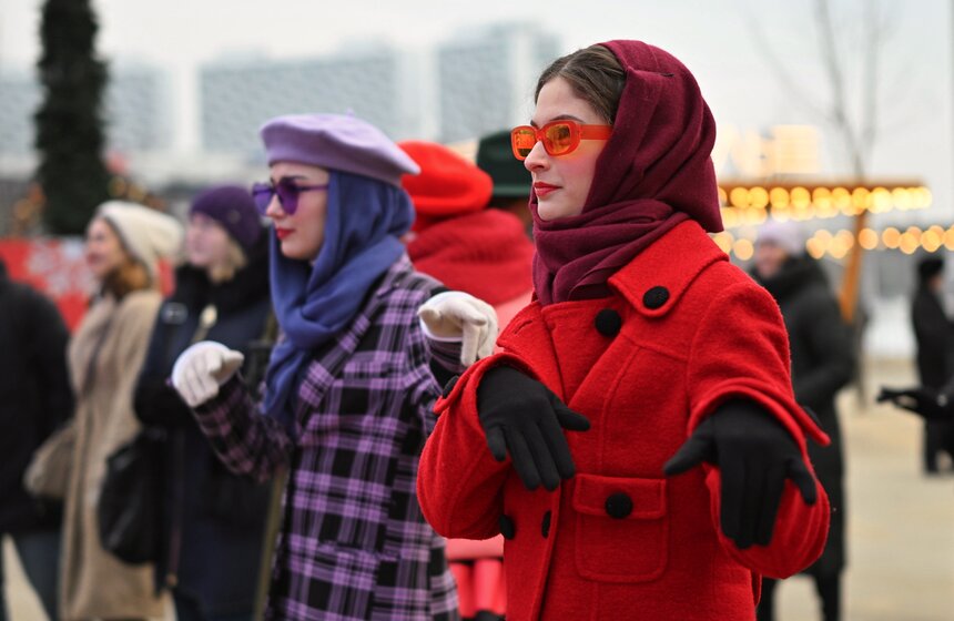 Костюмированный фестиваль "Стиляги: зимняя дискотека" прошел в Москве 9 фото