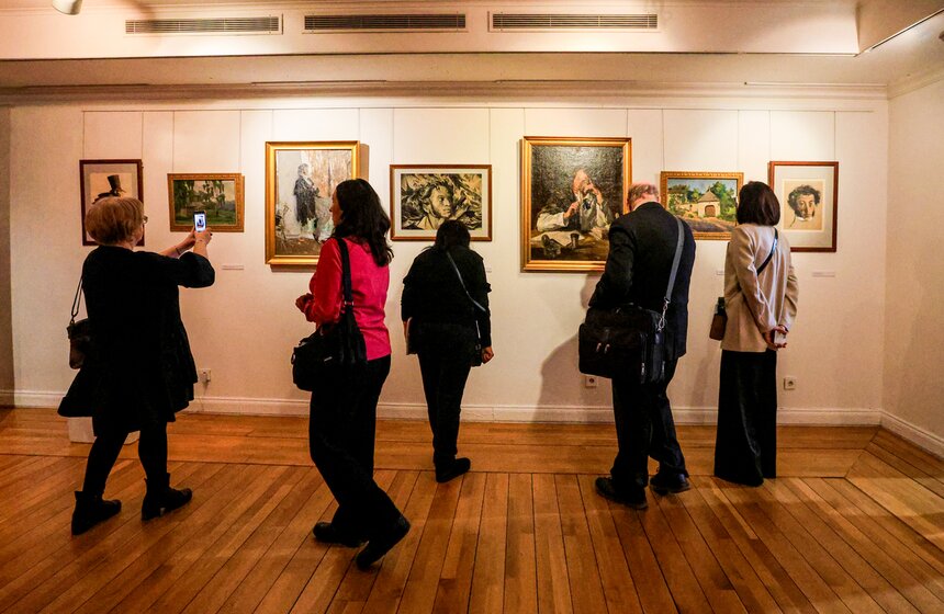 В Москве почтили память А. С. Пушкина в годовщину его гибели 7 фото