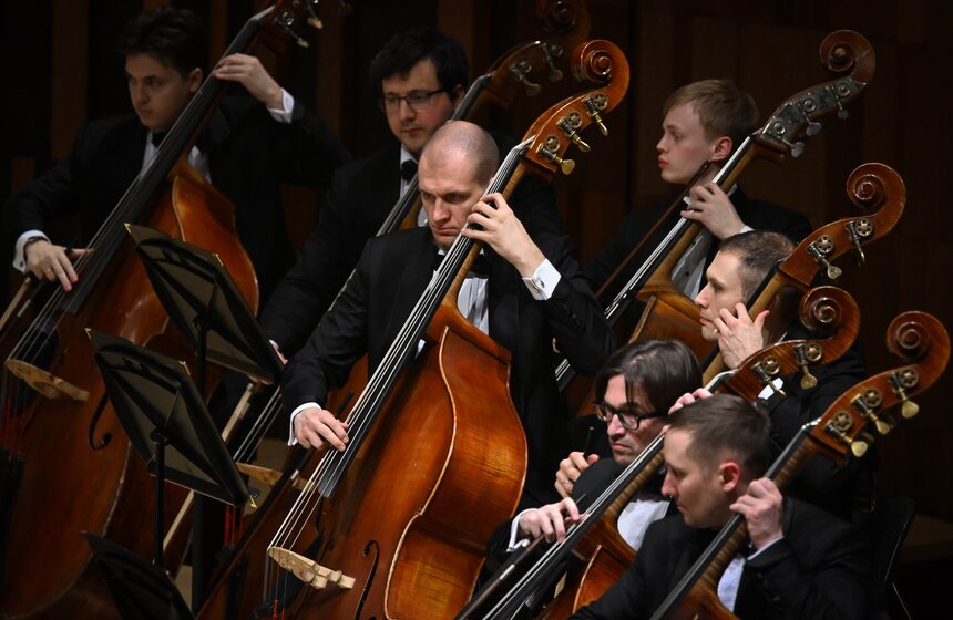 МГАСО исполнил произведения Бриттена, Шостаковича и Стравинского в "Зарядье" 14 фото