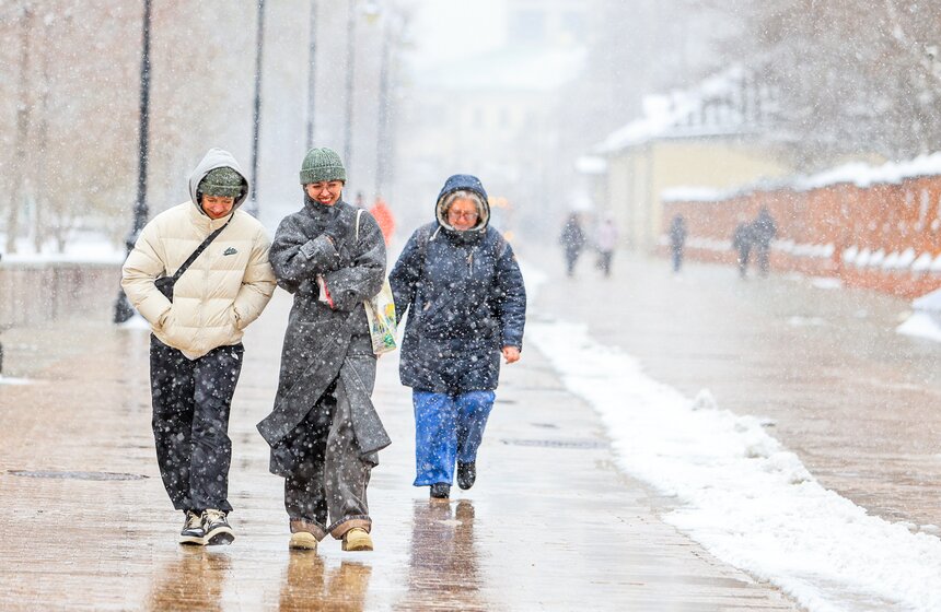 Сугробы растают в Москве к 17–18 апреля 27 фото