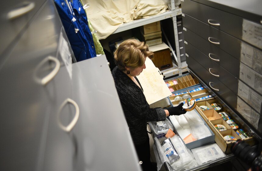 Пресс-тур прошел по закрытому хранилищу Музея космонавтики в Москве 18 фото