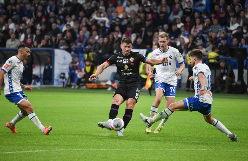 ЦСКА и "Динамо" сыграли вничью в матче Пути РПЛ Кубка России 26 фото