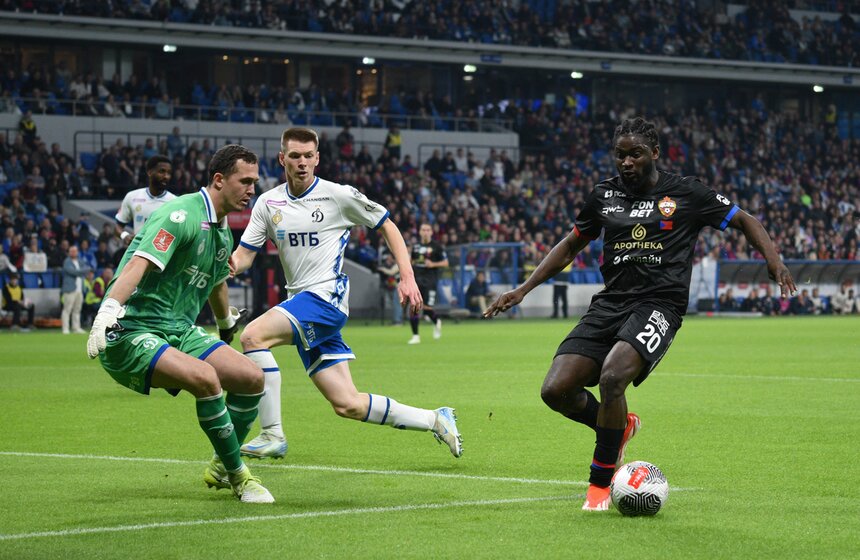 ЦСКА и "Динамо" сыграли вничью в матче Пути РПЛ Кубка России 17 фото