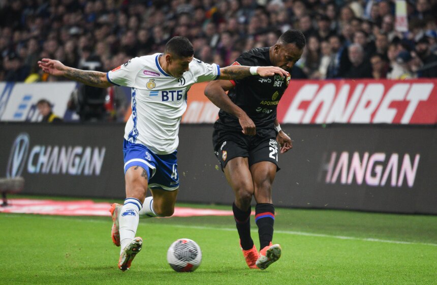 ЦСКА и "Динамо" сыграли вничью в матче Пути РПЛ Кубка России 19 фото