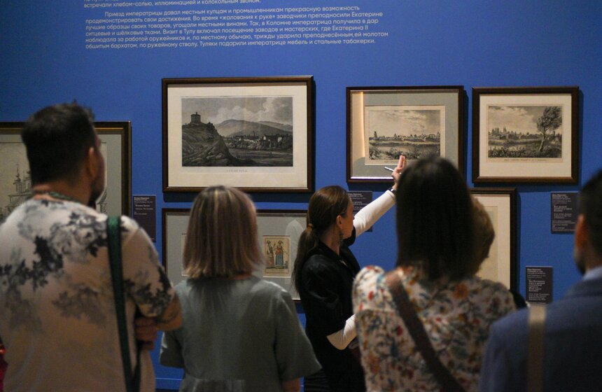 В "Царицыне" открылась выставка "1775. Триумф Екатерины. Московский год императрицы" 10 фото