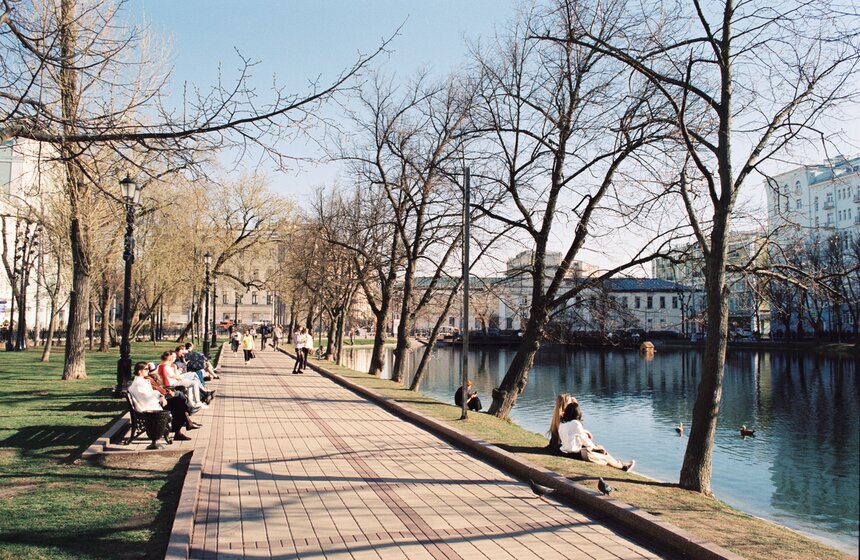 Аномальная жара установилась в Москве 15 фото