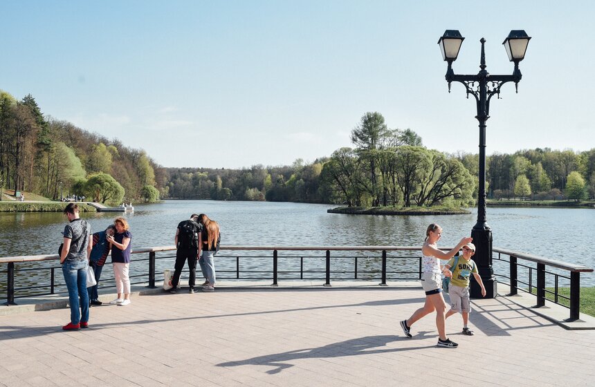 Аномальная жара установилась в Москве 13 фото