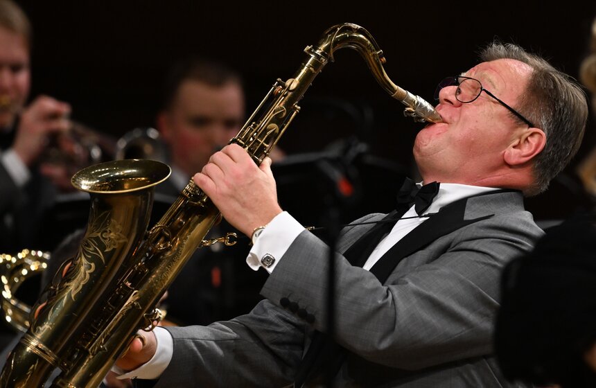 Американские звезды и трио Бутмана выступили на фестивале "Триумф джаза" 35 фото