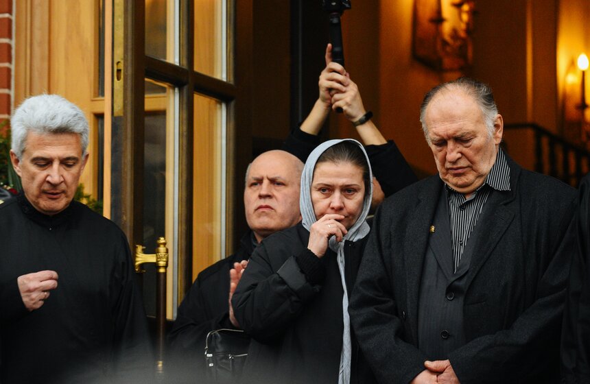 Церемония прощания с народной артисткой Ларисой Голубкиной завершилась в Москве 27 фото