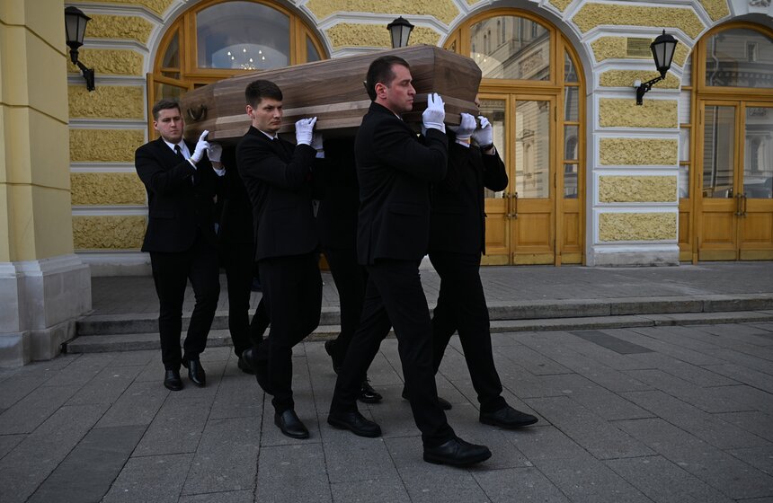 В РАМТ простились с заслуженным артистом России Алексеем Веселкиным 30 фото