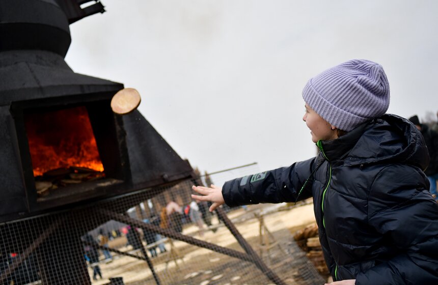 Масленица прошла в арт-парке "Никола-Ленивец" под Калугой 9 фото