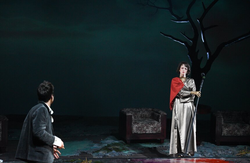 Премьера спектакля "Идиот" состоялась в Театре имени Вахтангова 22 фото