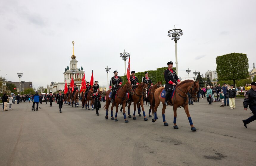 На ВДНХ стартовал сезон выступлений Кремлевской школы верховой езды 23 фото