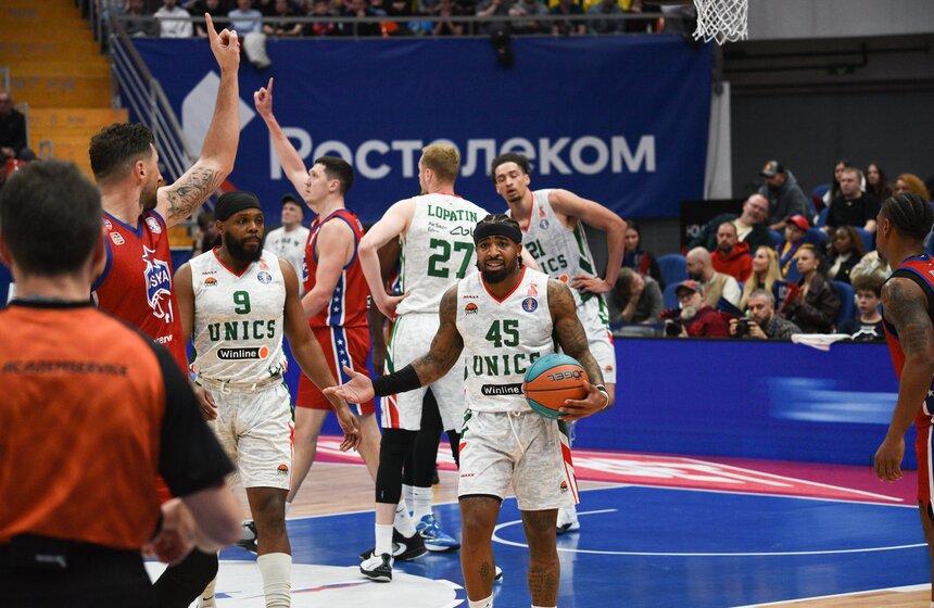 Столичный баскетбольный клуб ЦСКА обыграл казанский УНИКС 23 фото