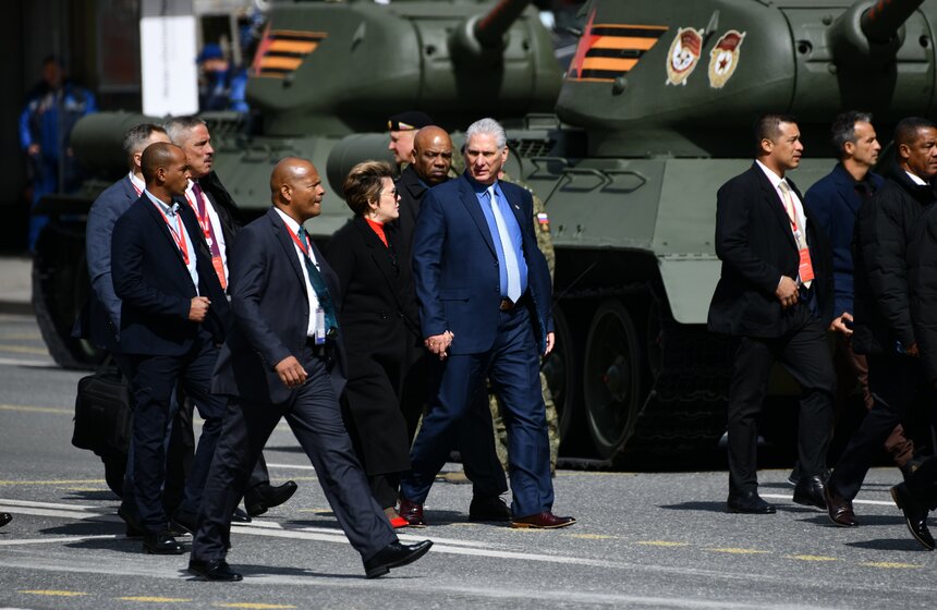 Генеральная репетиция парада Победы прошла в Москве 7 мая 14 фото