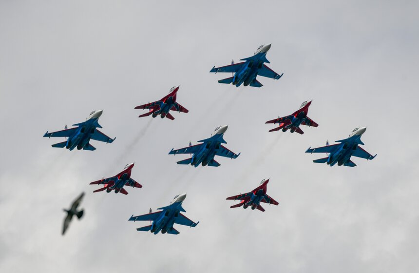 Генеральная репетиция парада Победы прошла в Москве 7 мая 24 фото