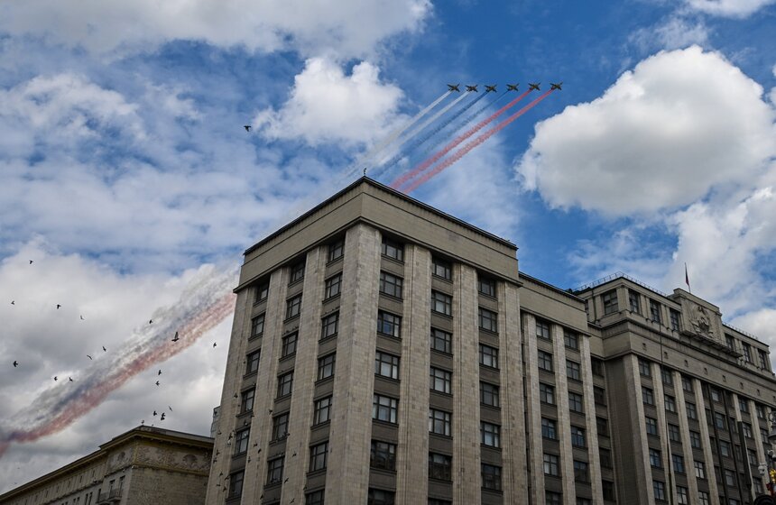 Генеральная репетиция парада Победы прошла в Москве 7 мая 25 фото