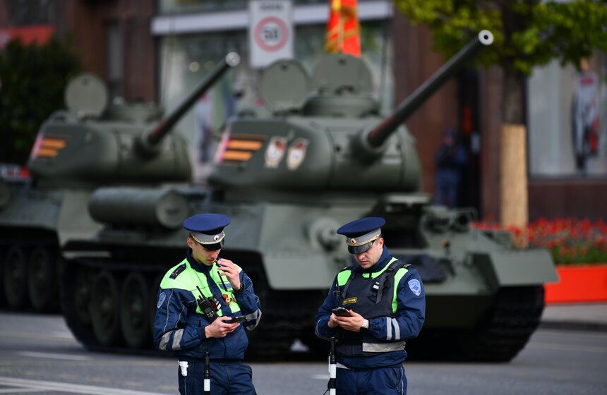 Генеральная репетиция парада Победы прошла в Москве 7 мая 5 фото