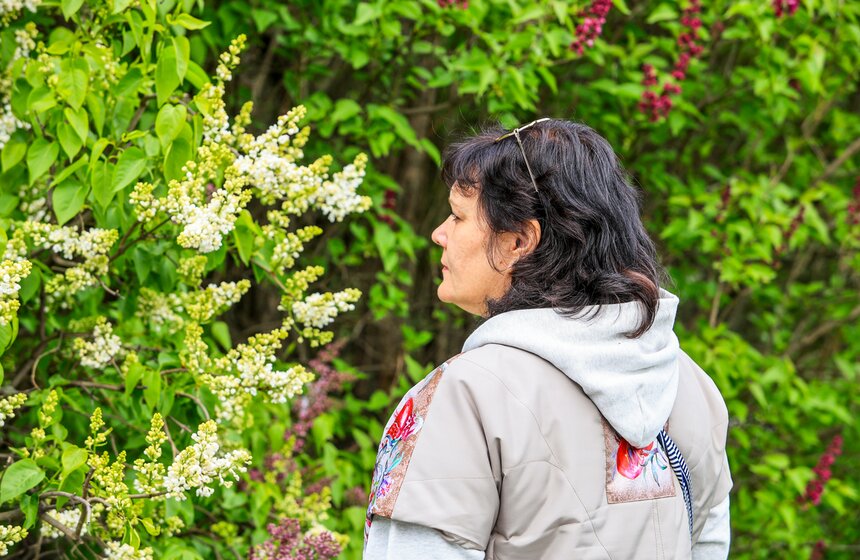 Сирень расцвела в Сиреневом саду на Щелковском шоссе 15 фото