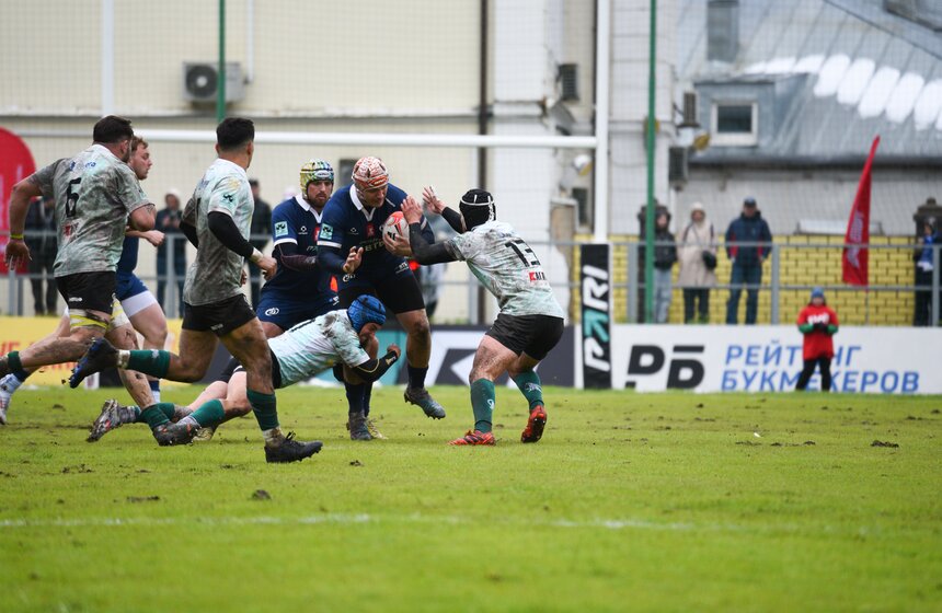 Первый матч PARI чемпионата России по регби прошел в Москве 24 фото