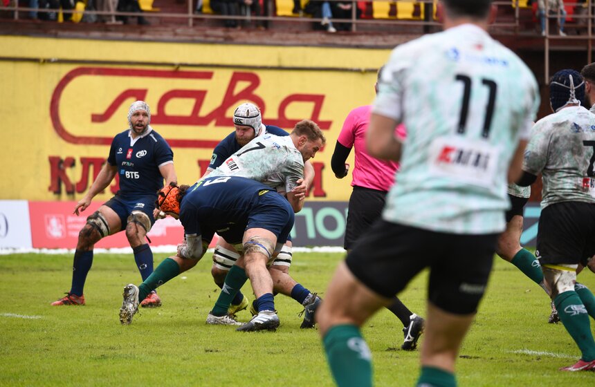 Первый матч PARI чемпионата России по регби прошел в Москве 23 фото