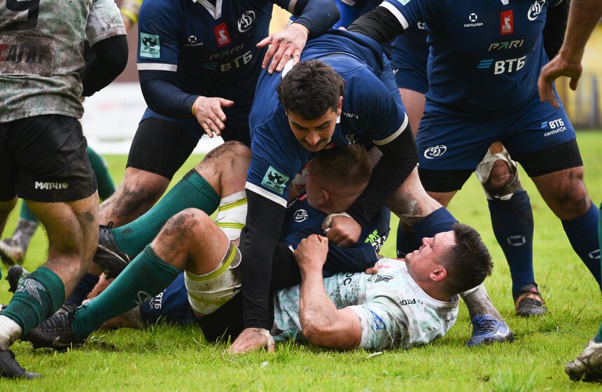 Первый матч PARI чемпионата России по регби прошел в Москве 26 фото