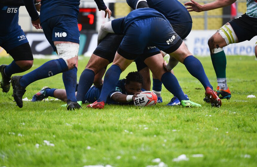 Первый матч PARI чемпионата России по регби прошел в Москве 4 фото