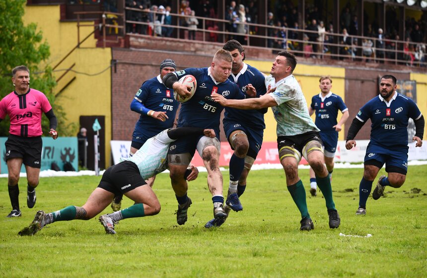 Первый матч PARI чемпионата России по регби прошел в Москве 27 фото