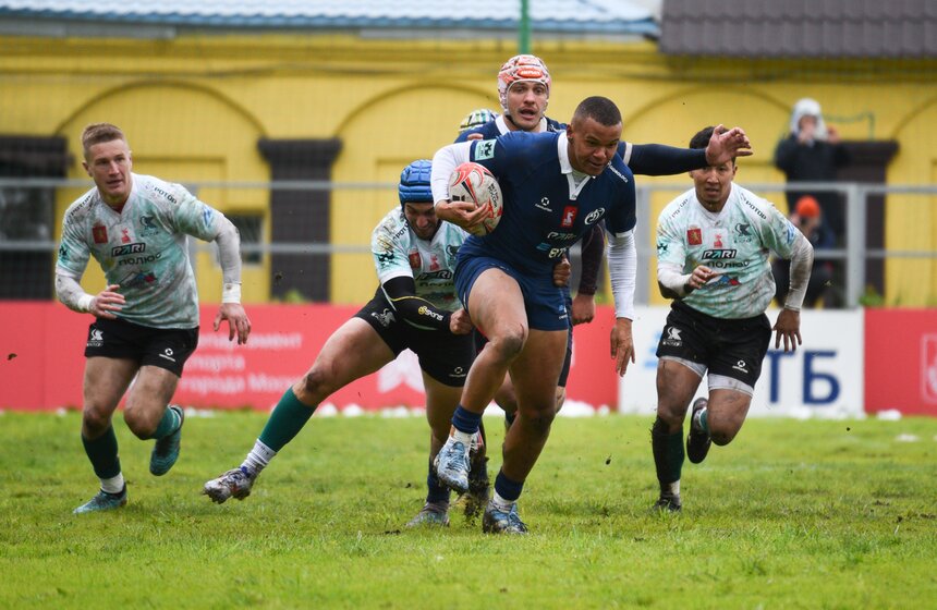 Первый матч PARI чемпионата России по регби прошел в Москве 19 фото