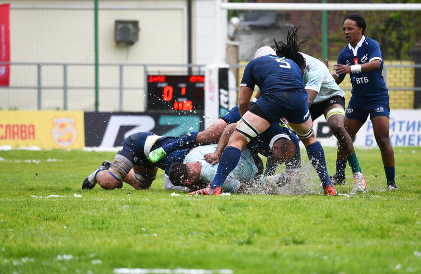 Первый матч PARI чемпионата России по регби прошел в Москве 3 фото
