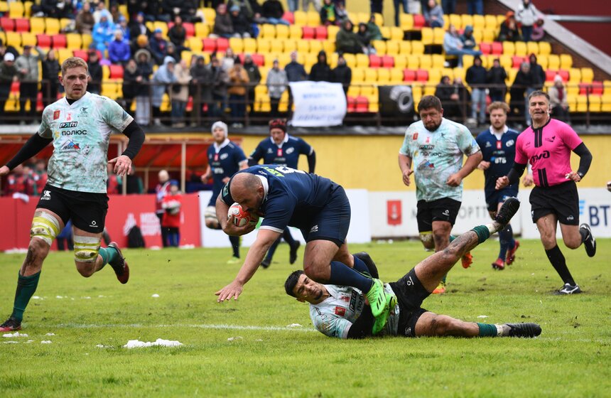 Первый матч PARI чемпионата России по регби прошел в Москве 12 фото