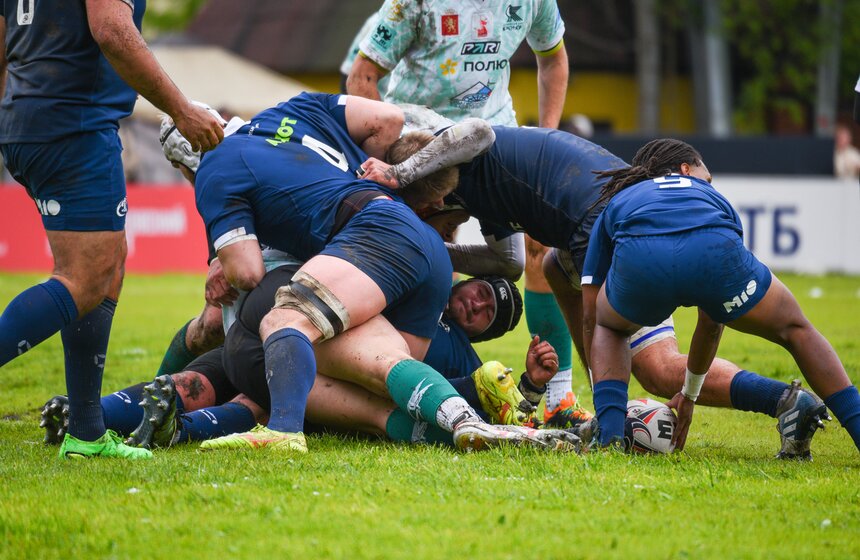 Первый матч PARI чемпионата России по регби прошел в Москве 11 фото