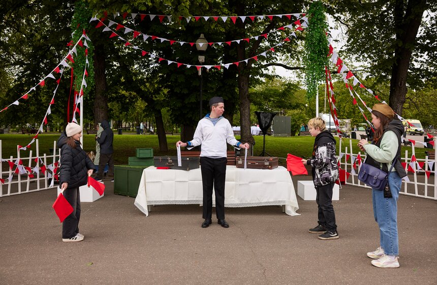 День Великой Победы отпраздновали в Парке Горького 5 фото