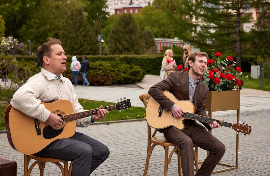 День Великой Победы отпраздновали в Парке Горького 19 фото