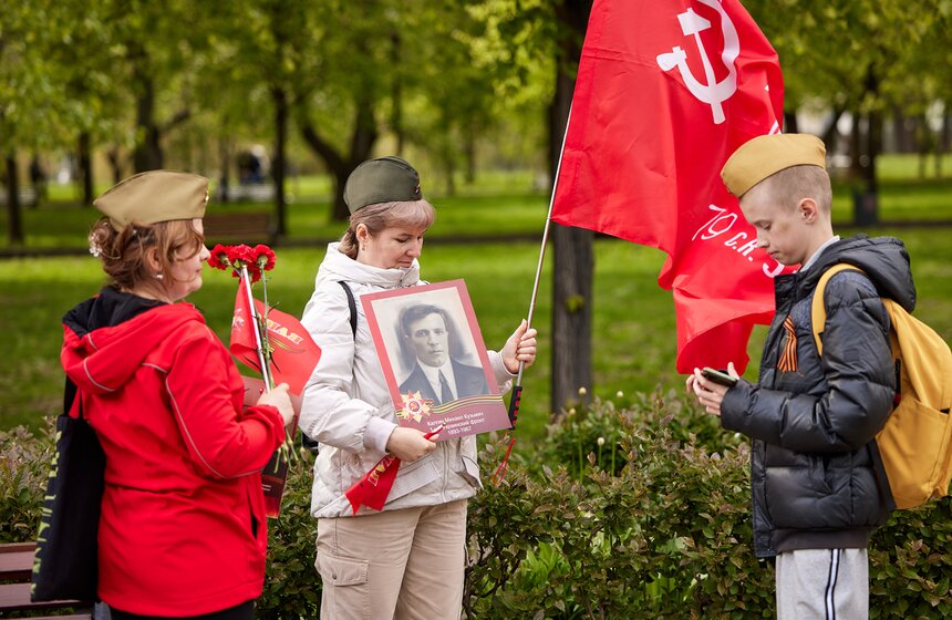 День Великой Победы отпраздновали в Парке Горького 28 фото
