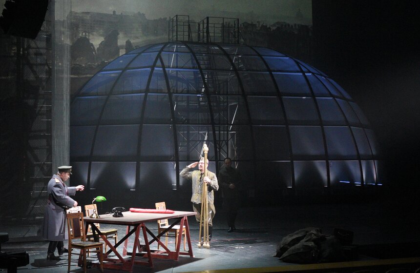 Премьера спектакля "Знамя Победы" состоялась в Театре Российской армии 7 фото