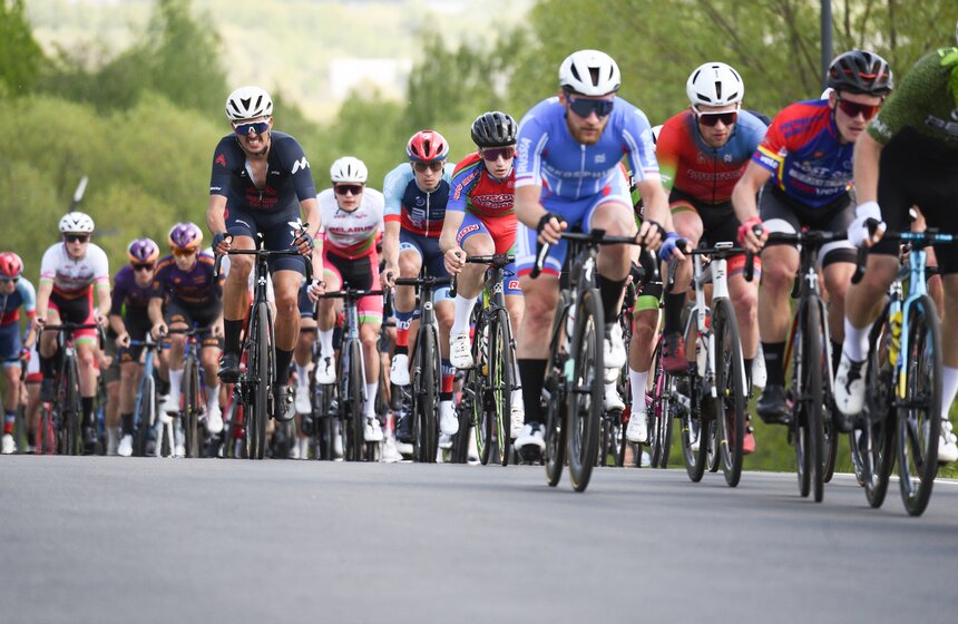 Первый групповой этап велогонки "Пять колец Москвы" прошел в Крылатском 19 фото
