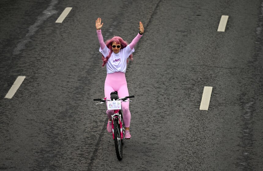 Весенний велофестиваль прошел в Москве 8 фото