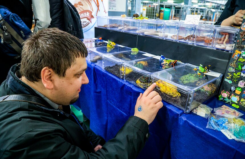 Выставка экзотических животных "ТерраМания" прошла в Москве 15 фото