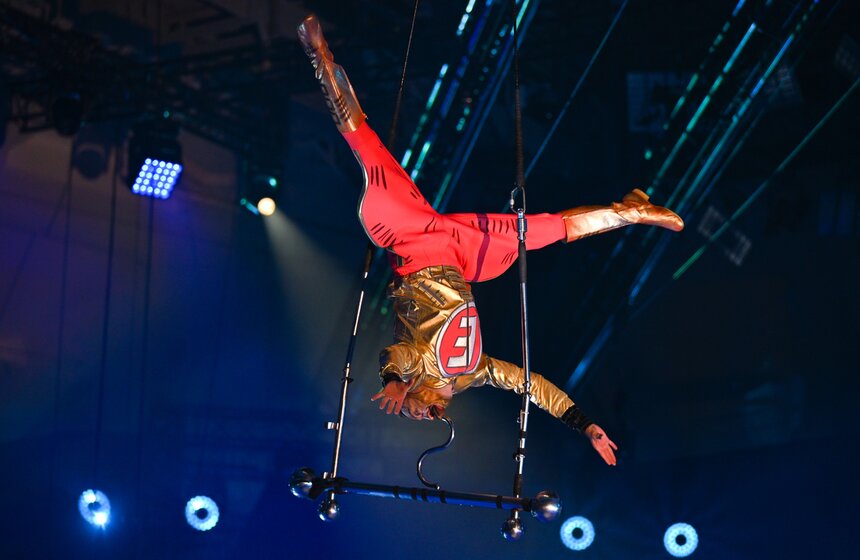 Пресс-показ циркового шоу "Сны Пушкина" прошел в Москве 18 фото