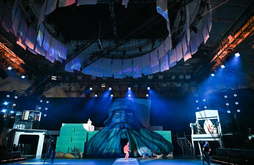 Пресс-показ циркового шоу "Сны Пушкина" прошел в Москве 5 фото