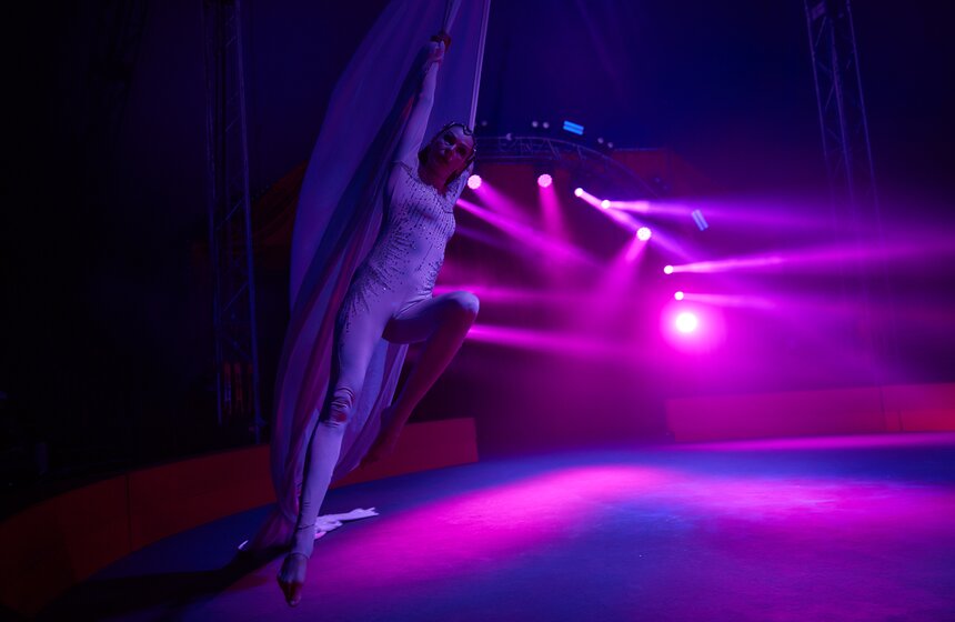 Цирк шапито открылся в кинопарке "Москино" 13 фото