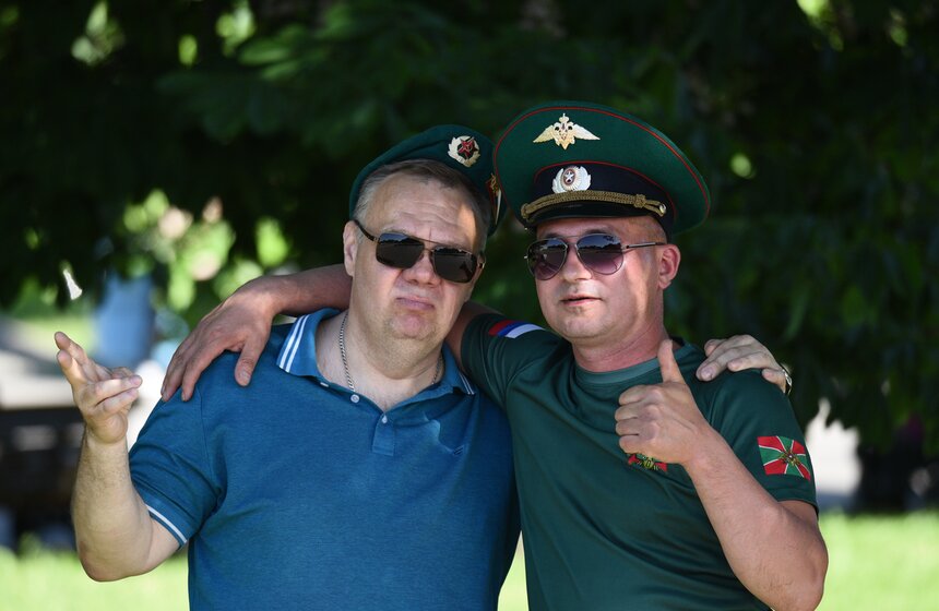 День пограничника отметили в Москве 7 фото