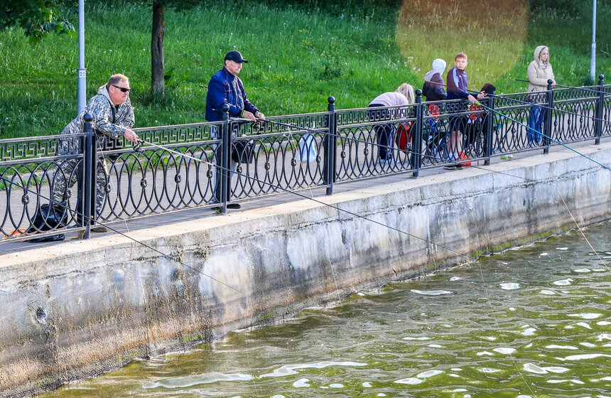 Чемпионат по рыбной ловле стартовал на фестивале "Москва – на волне. Рыбная неделя" 9 фото