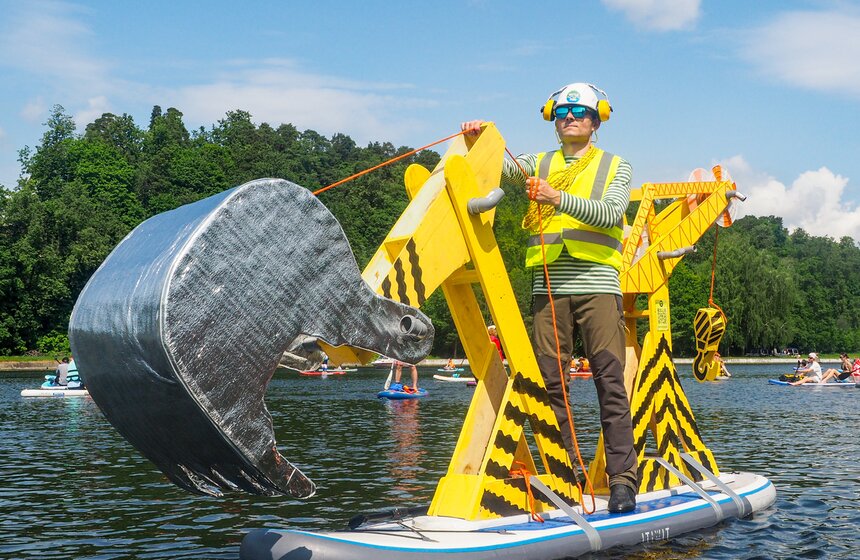 Костюмированная сап-регата прошла в Серебряном Бору 12 фото